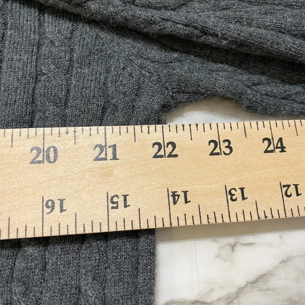 KALLSPIN Cashmere‎ Wool Other Fiber Blend Mens Sweater Size XL Gray Pullover